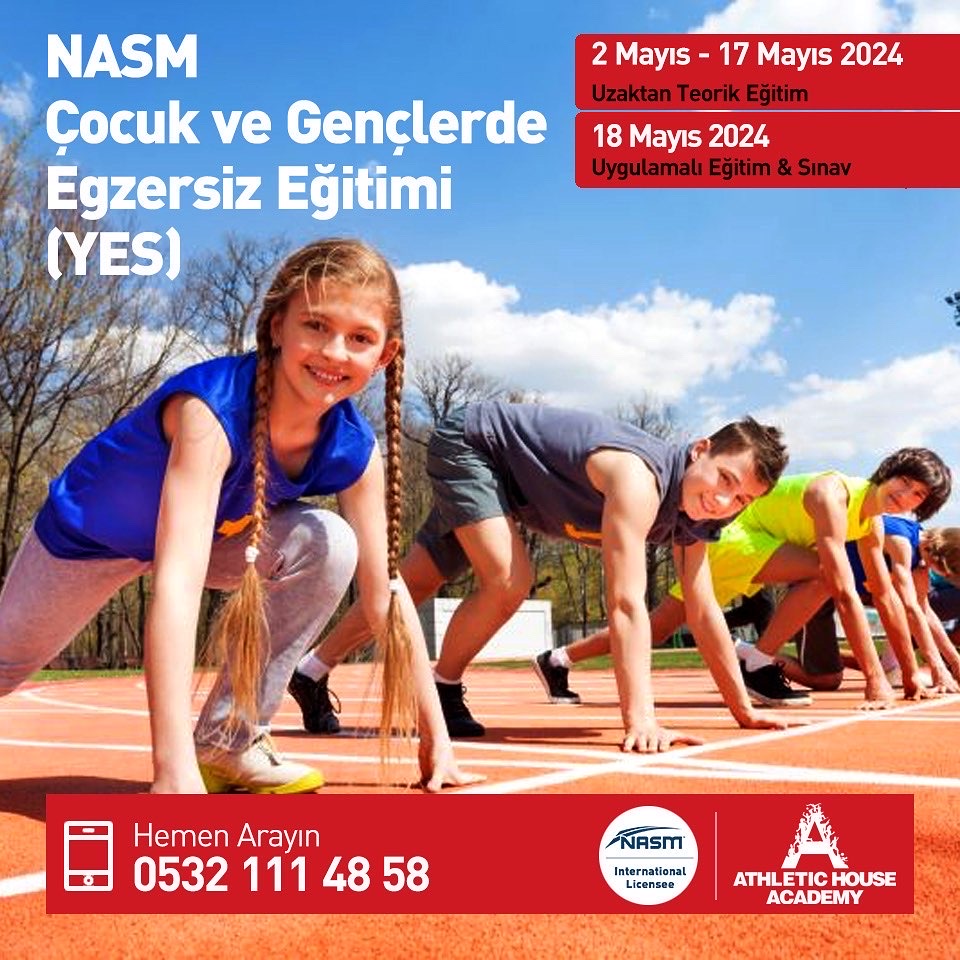 Çocuk ve Gençlerde Egzersiz Uzmanlığı (NASM-YES) Mayıs 2024