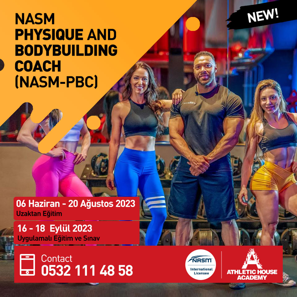 NASM Physique and Body Building Coach (Türkçe + İngilizce)