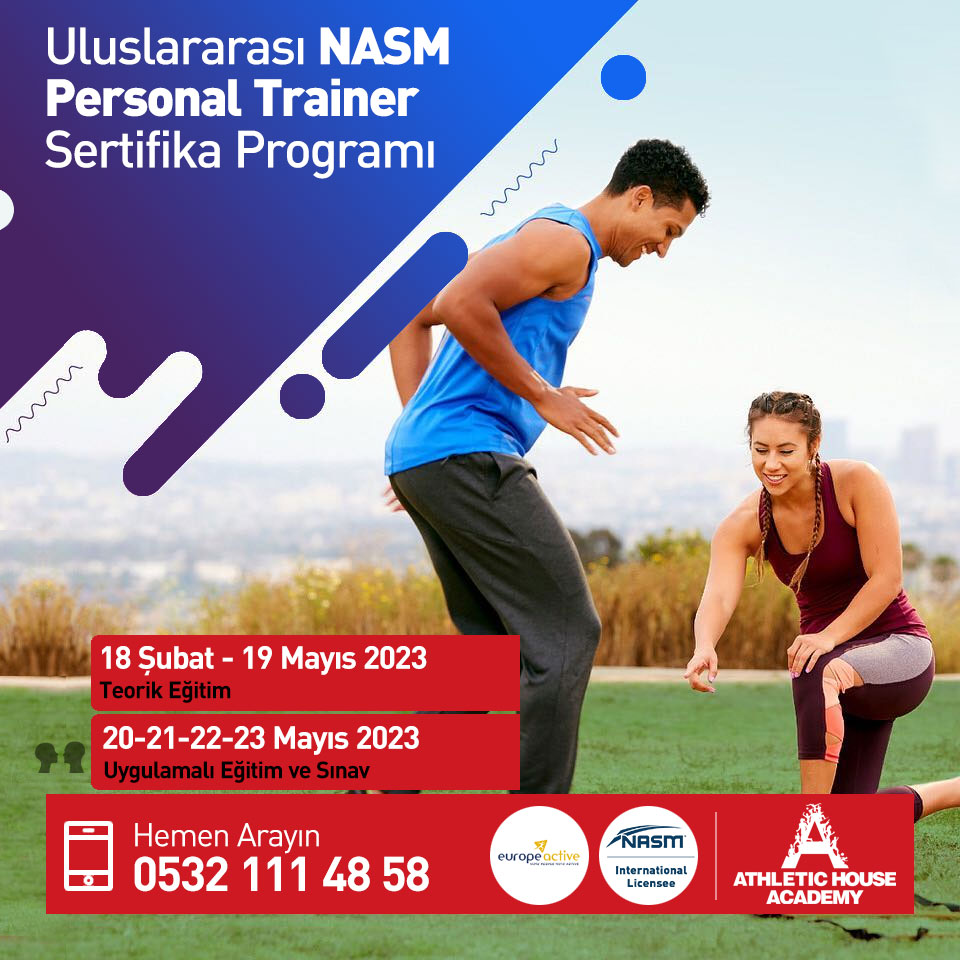 NASM Sertifikalı Personal Trainer (EREPS-L4) Şubat-Mayıs Kursu